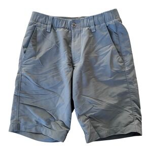 Under Armour Men Gray Golf Shorts UA Performance Stretch Flat Front Size 30
